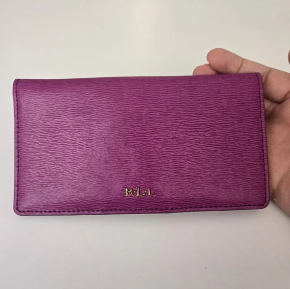 NWOT R.L.L Purple/pink Wallet - Picture 3 of 7